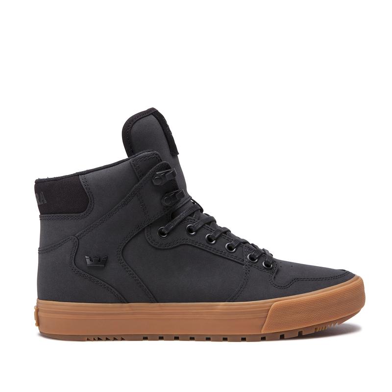 Zapatillas Altas Supra Argentina Hombre - VAIDER COLD WEATHER Negras (YNWZI-6938)